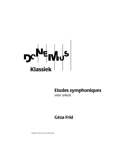 Etudes Symphoniques — Géza Frid
