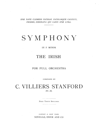 Symphony in F minor, op. 28 — 斯坦福