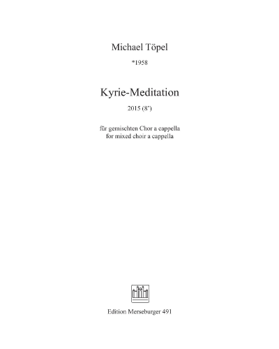Kyrie Meditation — Michael Töpel