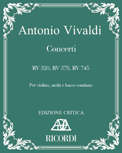 Concerti RV 320, RV 378, RV 745 — 维瓦尔第