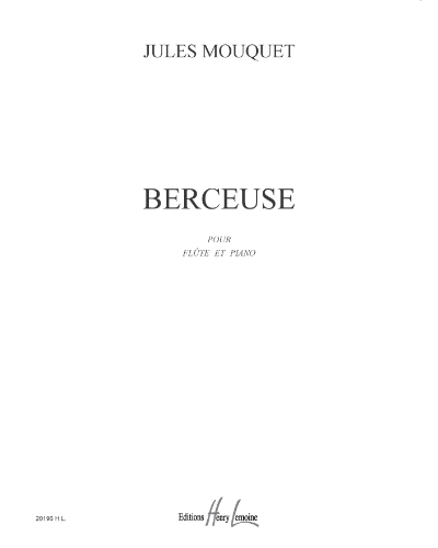 Berceuse, op. 22 — Jules Mouquet
