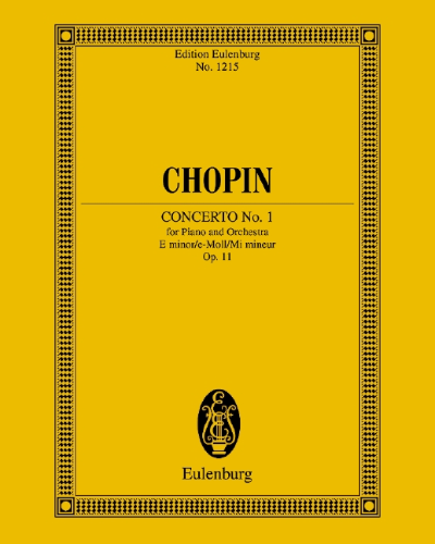 Concerto No. 1 in E minor, op. 11 — Frédéric Chopin