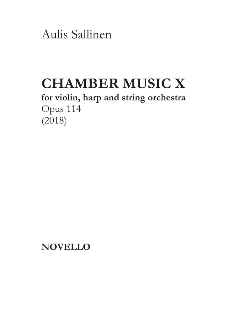 Chamber Music X, op. 114 — 奥利斯·萨利宁