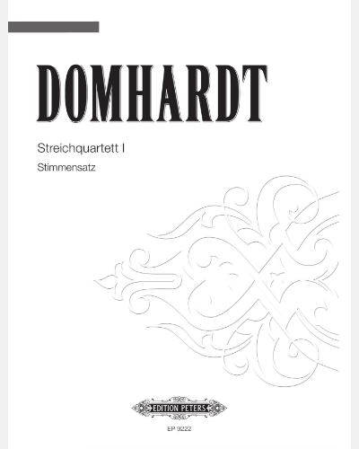 Streichquartett I — Gerd Domhardt