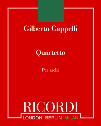 Quartetto — Gilberto Cappelli