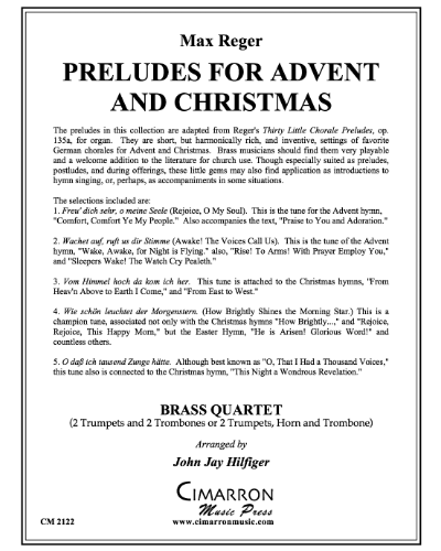 Preludes for Advent and Christmas — 雷格