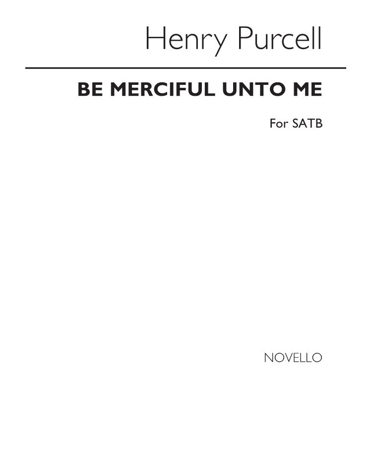 Be merciful unto me, O God — Henry Purcell