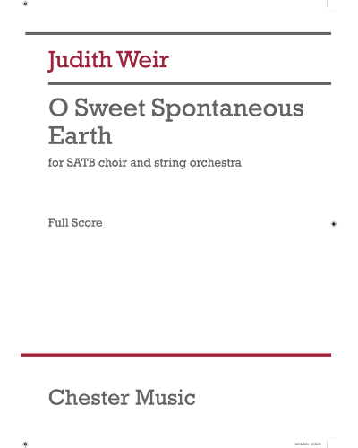 O Sweet Spontaneous Earth — 朱迪思·韦尔