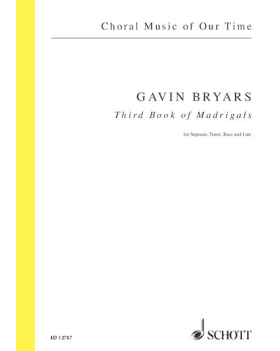 Third Book of Madrigals — 加文·布赖尔斯