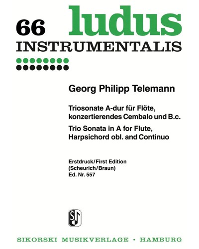 Trio Sonata in A major — 泰勒曼