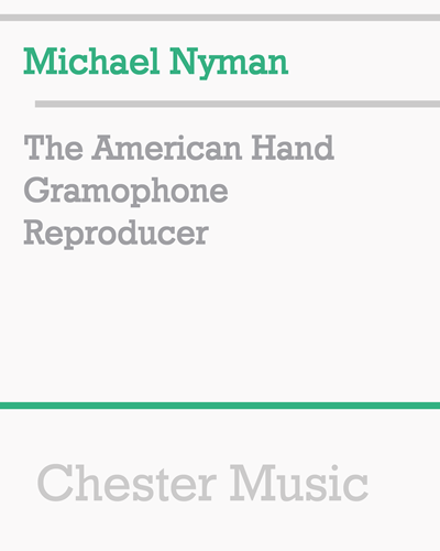 The American Hand Gramophone Reproducer — 尼曼