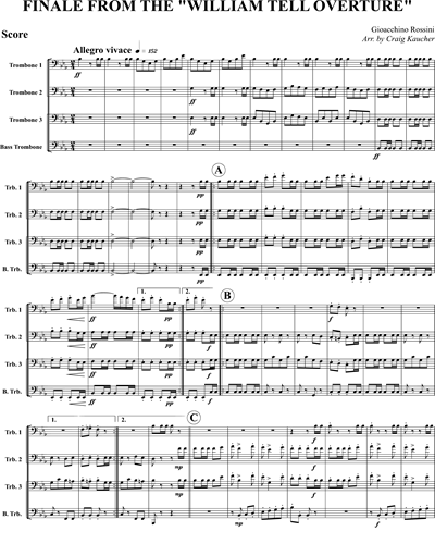 Finale (from 'The William Tell Overture') — 罗西尼