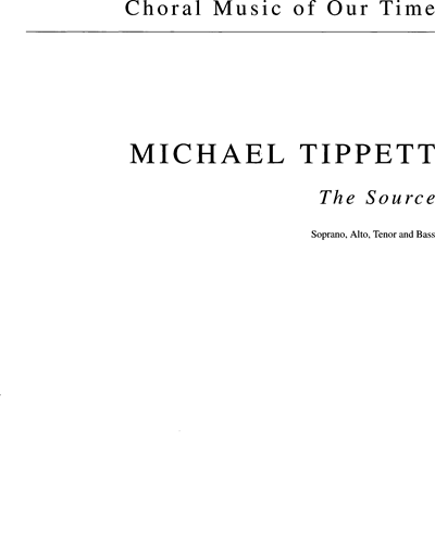 The Source — 迈克尔·蒂皮特
