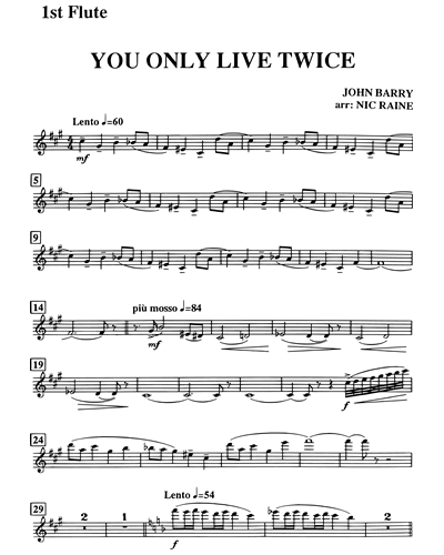 You Only Live Twice: Suite — 约翰·巴里
