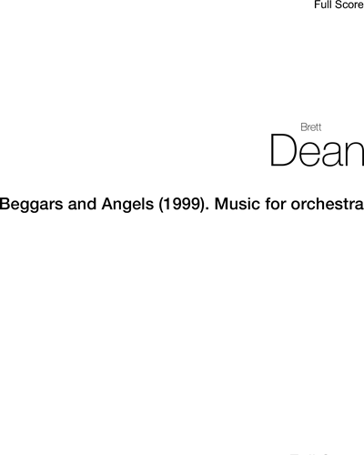 Beggars and Angels (1999) — 布雷特·迪恩
