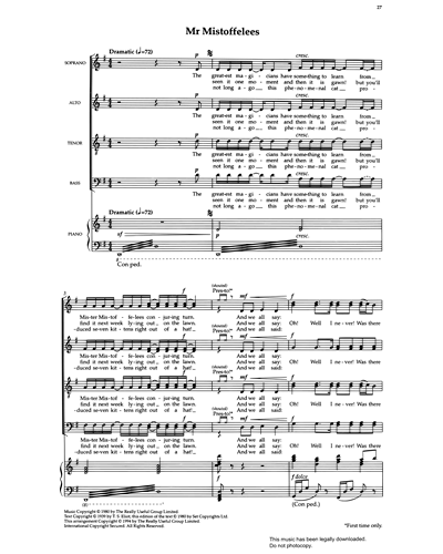 Mr. Mistoffelees (from 'Cats') — T·S·艾略特