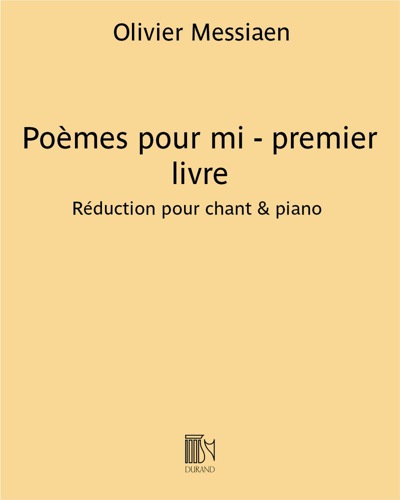 Poèmes pour mi - premier livre — 梅西安
