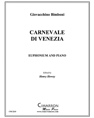 Carnival of Venice — Giovacchino Bimboni
