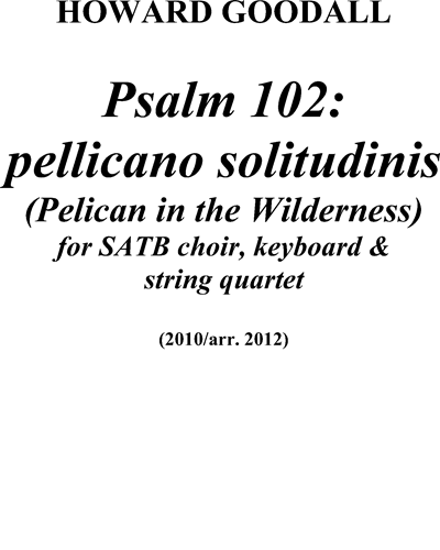 Pelican In The Wilderness — Howard Goodall