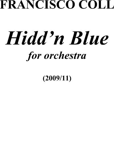 Hidd'n Blue — Francisco Coll