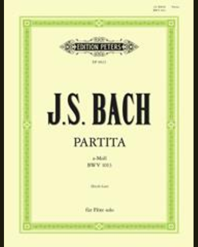 Partita in a minor (Sonata) BWV 1013 — 巴赫