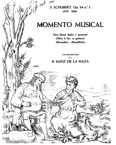 Momento Musical, op. 94 no. 3 — Franz Schubert