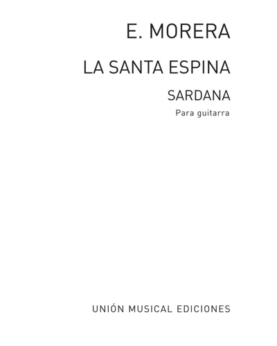 La santa espina — Enrique Morera