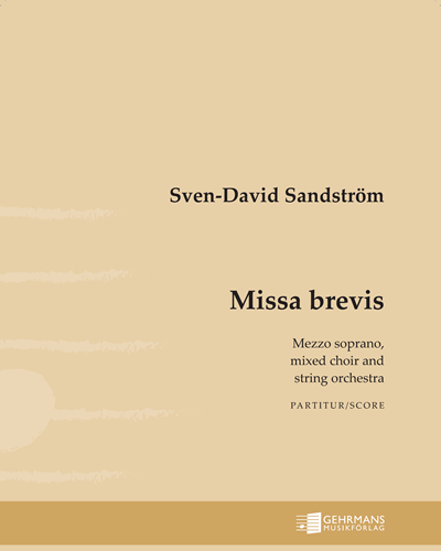 Missa brevis — 斯文-达维德·桑德斯特伦