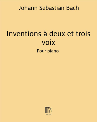Inventions à deux et trois voix — 巴赫