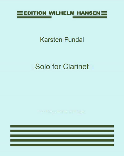 Solo for Clarinet — Karsten Fundal