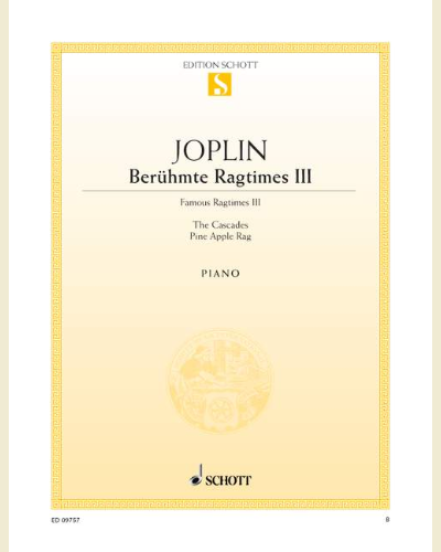 Famous Ragtimes — Scott Joplin