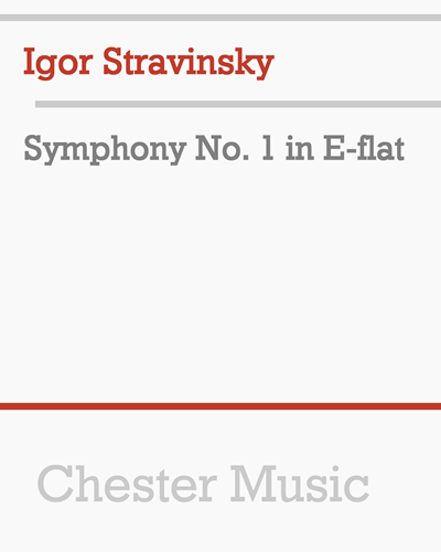Symphony No. 1 in E-flat — 斯特拉文斯基