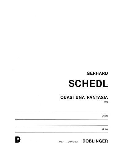 Quasi una Fantasia — Gerhard Schedl