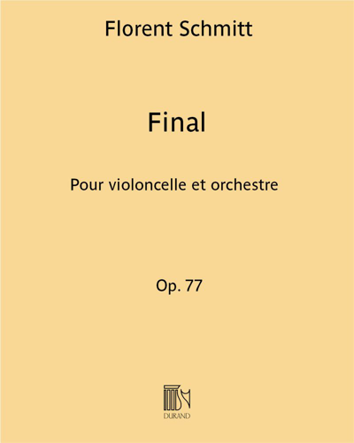 Final, op. 77 — 弗洛朗·施米特