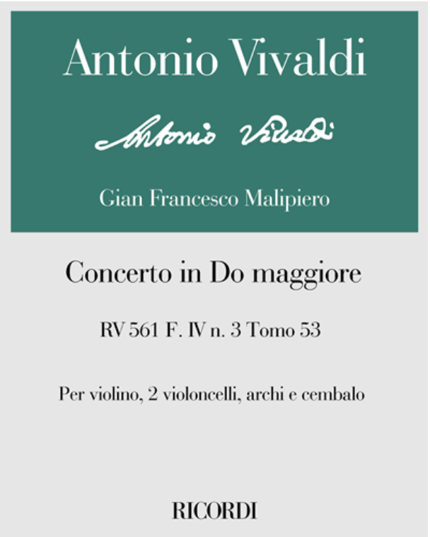 Concerto in C major, RV 561 — Antonio Vivaldi