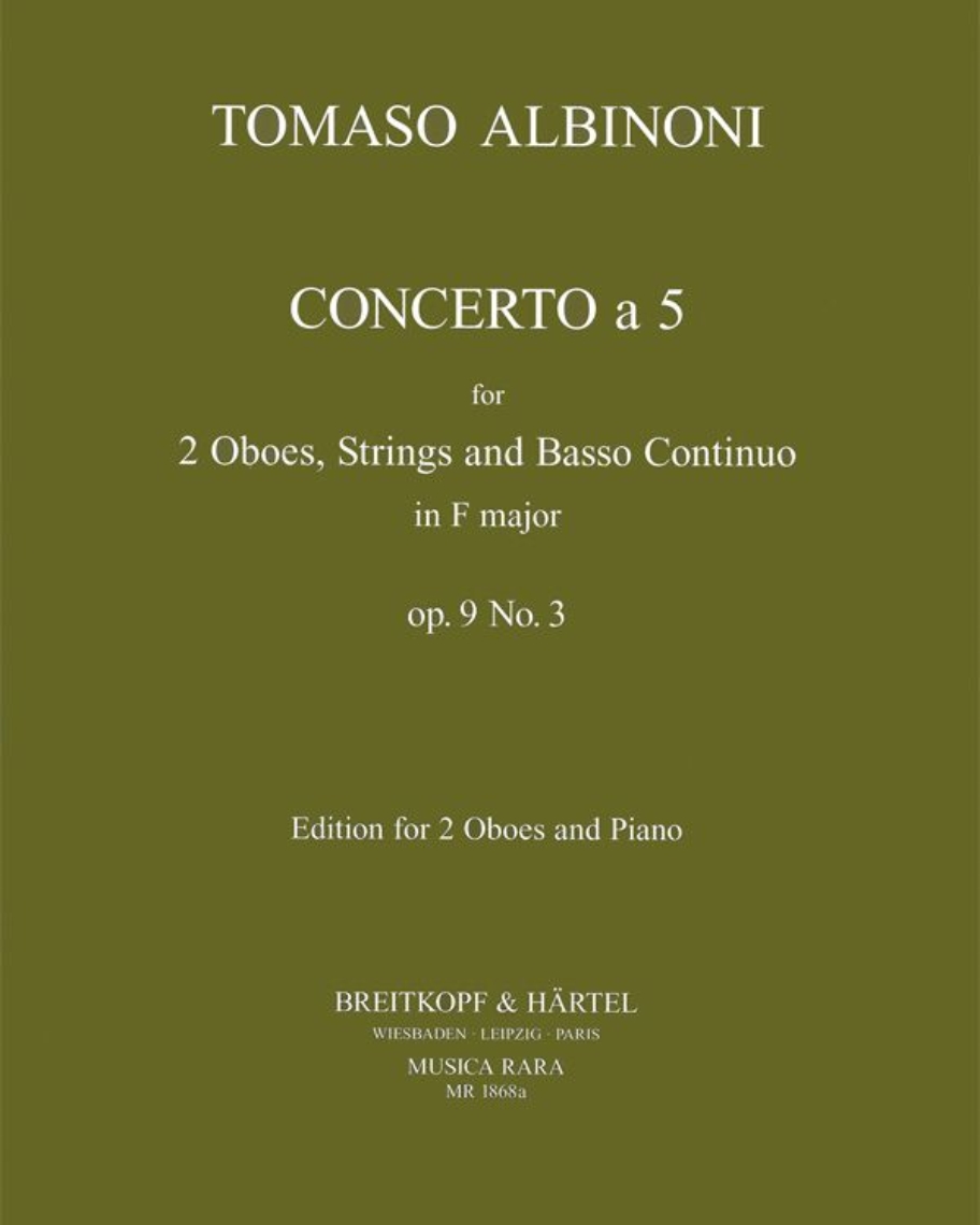 Concerto a 5 in F, op. 9/3 — 阿尔比诺尼