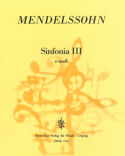 Symphony No. 3 in E minor, MWV N 3 — 门德尔松