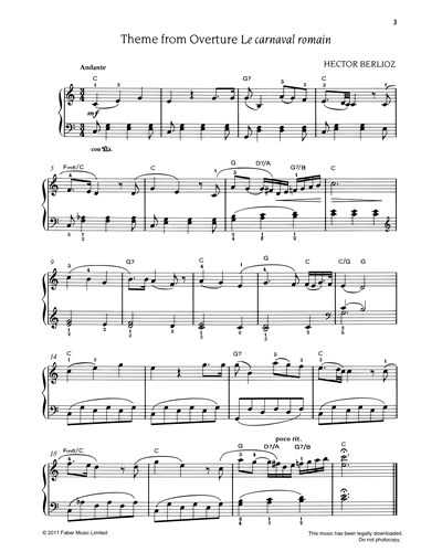 Theme from Overture to 'Le Carnaval Romain' — 柏辽兹