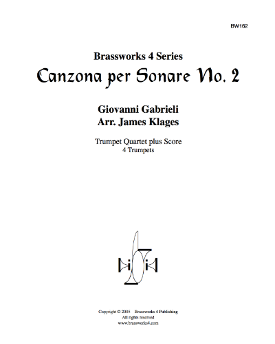 Canzona per Sonare No. 2 — 乔万尼·加布里埃利