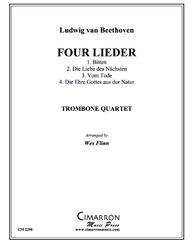 Four Lieder — 贝多芬