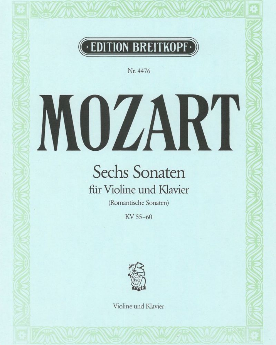Six Romantic Sonatas, K. 55-60 — Wolfgang Amadeus Mozart