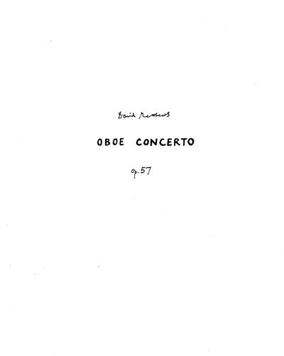 Concerto, op. 57 — David Matthews