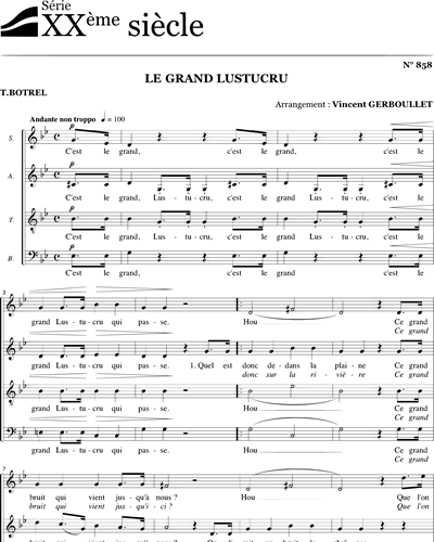 Le grand Lustucru — Vincent Gerboullet