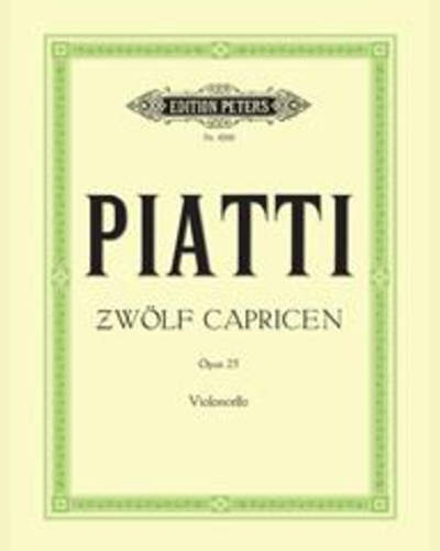 12 Caprices Op.25 — Carlo Alfredo Piatti