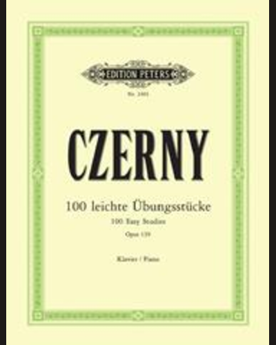 100 Easy Progressive Pieces without Octaves Op.139 — 车尔尼