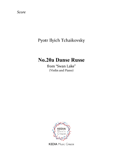Swan Lake, No. 20a 'Danse Russe' — 柴可夫斯基