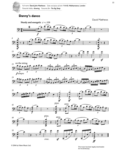 Danny's Dance — David Matthews