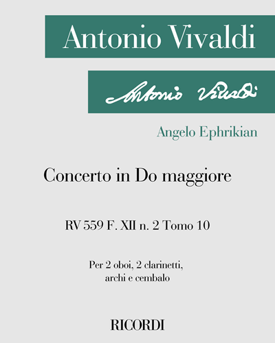 Concerto in C major, RV 559, F. XII No. 2, Vol. 10 — 维瓦尔第