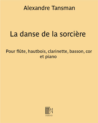 La danse de la sorcière (Fragment from the Ballet 'The Garden of Paradise') — Alexandre Tansman