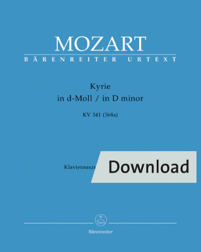 Kyrie in D minor K. 341 (368a) — 莫扎特
